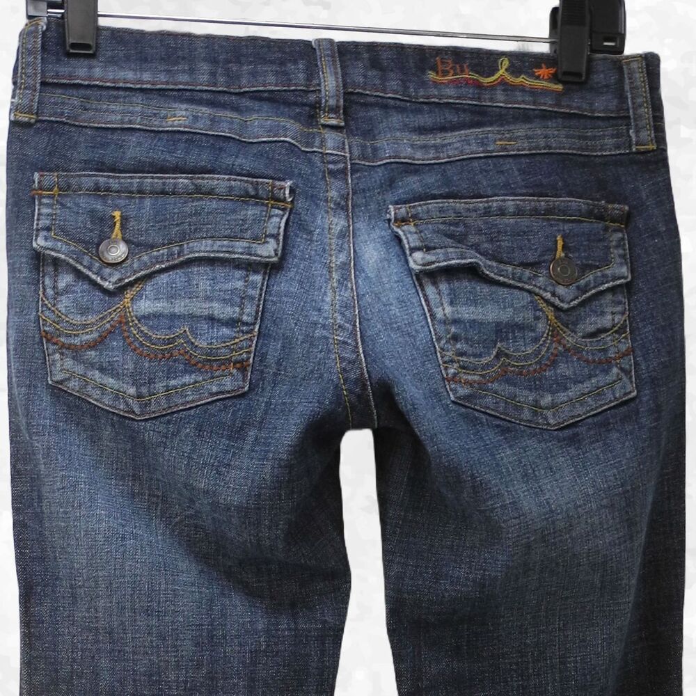 Bu From Malibu  Flare Leg Jeans Stretch Blue Denim - Women's Size 27 x 32